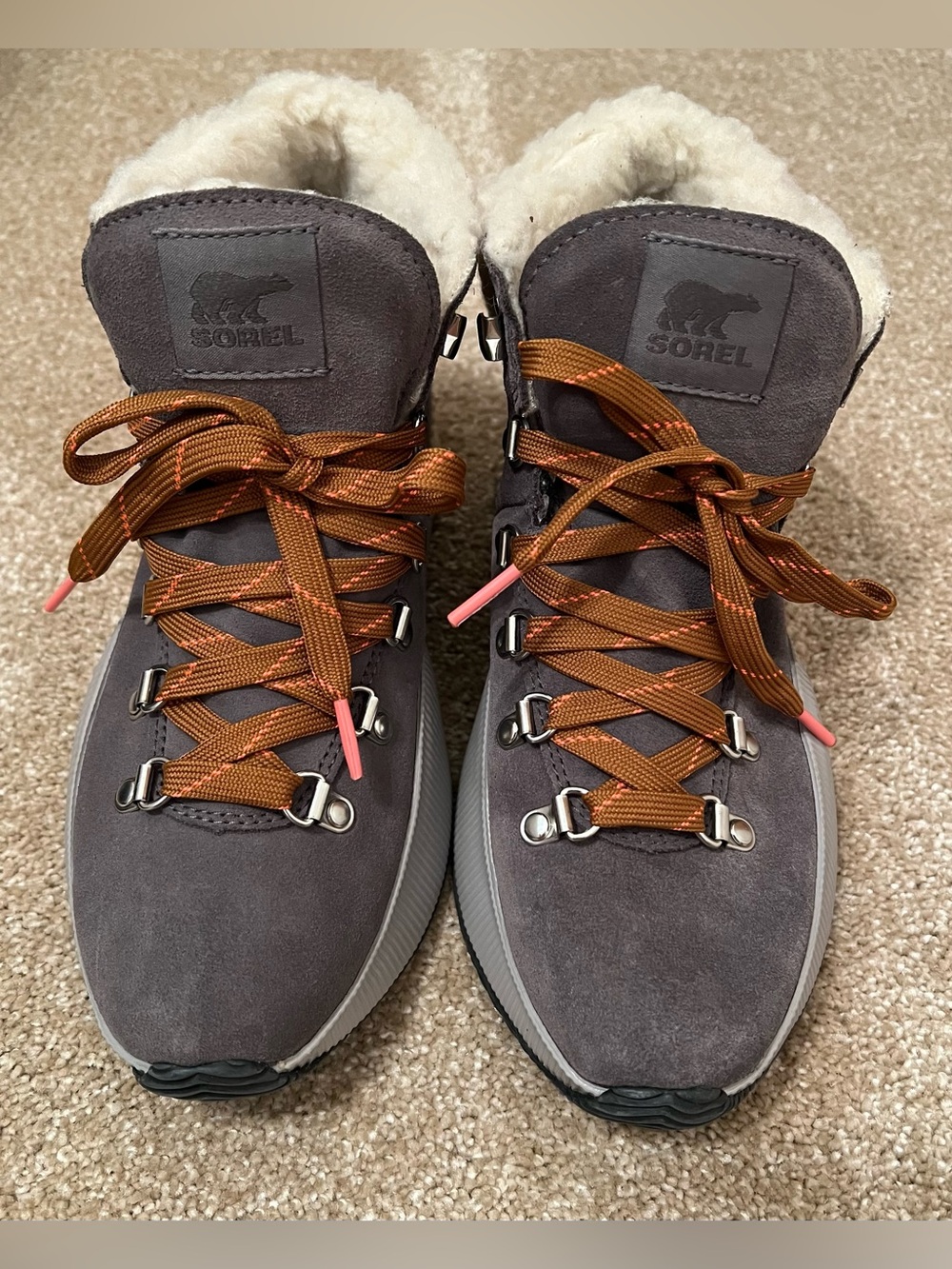 Sorel Women's Out N About III Conquest Boots Size 8 Grey Waterproof